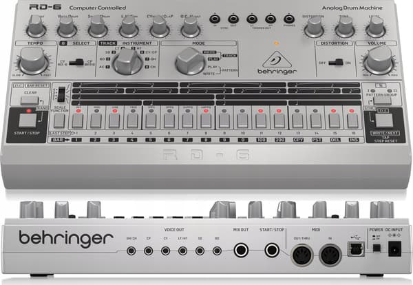 Behringer RD-6-SR rumpukone - hopea