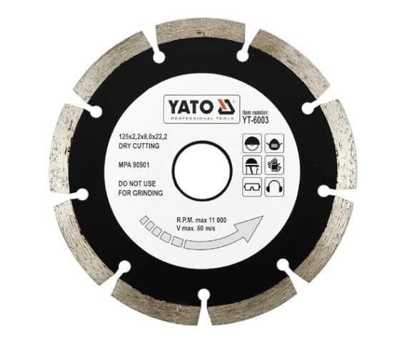 DIAMANTKLINGE \"SEGMENT\" - HS 125MM