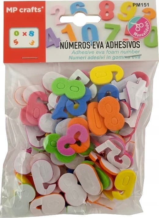 EVA-vaahtomuovitarroja, isot numerot