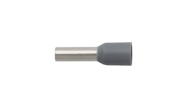 TI isoleret muffespids 4mm2/10mm grå fortinnet TI4L10 /100stk. /