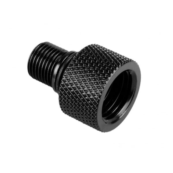 Bitspower Adapter Lige Eheim 1046 til G1/4 tomme IG - Mat Sort