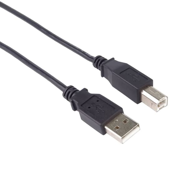 Kabel USB PremiumCord USB-A - USB-B 1 m Svart (2960103209731)