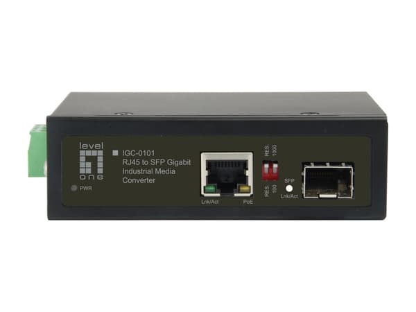 LevelOne IGC-0101 verkon mediamuunnin 1000 Mbit/s