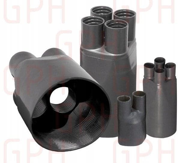 3M Varmekrympemuffe SKR3 125/50 (120-400 mm2) Sort Gph