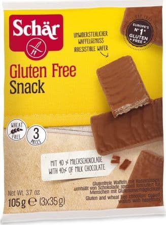 Snacks Schar Snack Mjölkchoklad (3 x 35 g)
