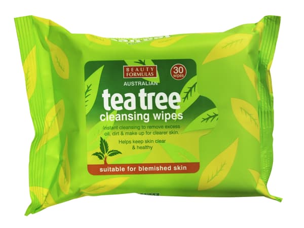 Beauty Formulas Tea Tree Renseklude til ansigtet 1 stk.-30 stk.