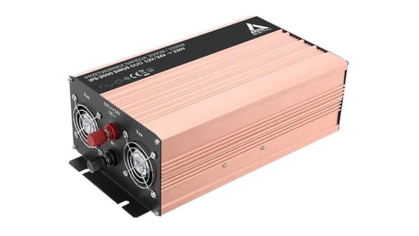 Spændingsomformer 12 VDC/24 VDC/230 VAC SINUS IPS-2000S 2000W DUO