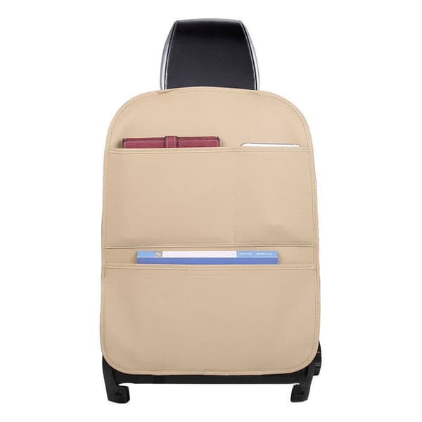 Bilstolsorganisatör säteskydd bilstolsöverdrag beige