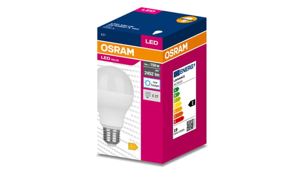 Ledvance LED-lampa E27 19W/865 E27 VALUE CL A FR 150 ej dimbar 19W/865 4058075634275