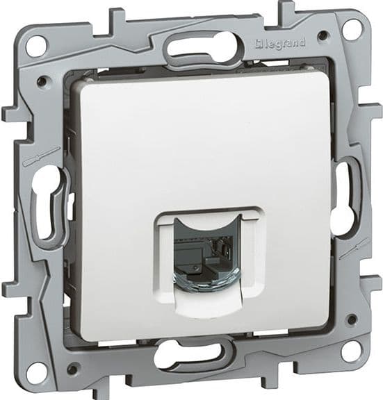 Legrand NILOE Telefonjack RJ 11 vit (764569)
