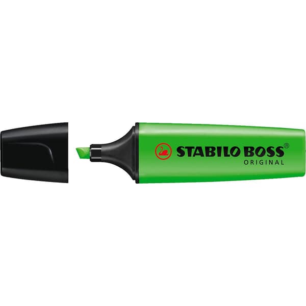 Overstregningstusch STABILO BOSS grøn p10.
