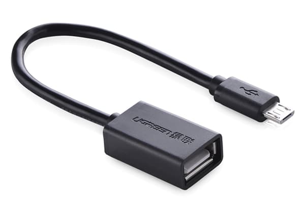 Adapter Micro USB til OTG UGREEN US133 (sort)
