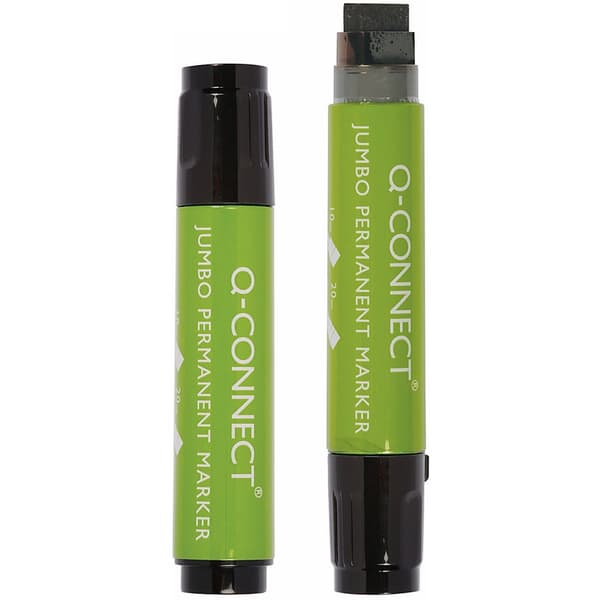Q-Connect Industriel Markør Q-CONNECT Jumbo, s, 2-20mm (streg), sort