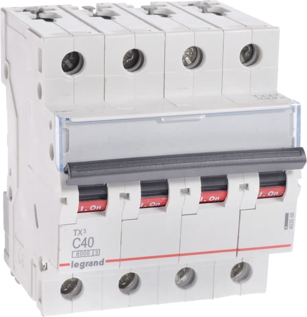 Strømstik 4P C 40A 6kA AC S304 TX3 403566