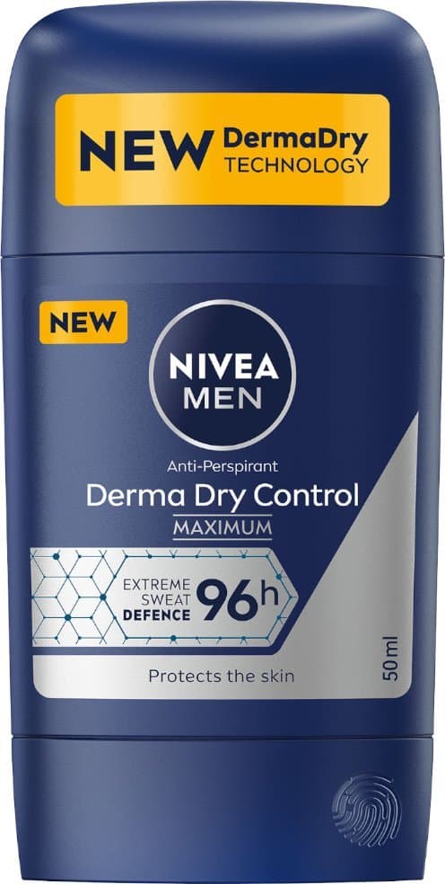 Nivea_men Derma Dry Control antiperspiranttitikku 50ml