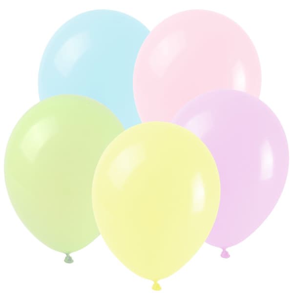 Pastel makronballoner (8 stk.)