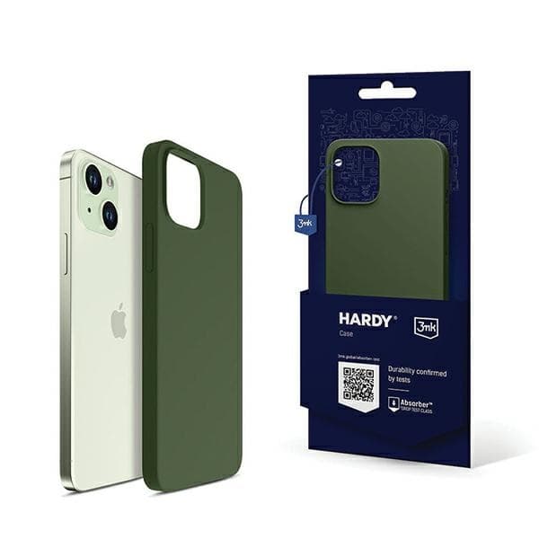 3MK HARDY CASE IPHONE 15 PLUS / 14 PLUS 6.7 \"VIHREÄ / VIHREÄ MAGSAFE