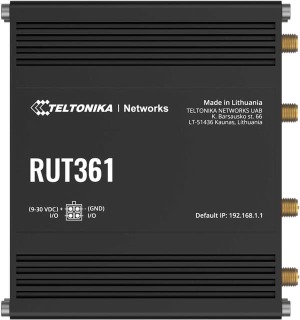 Reititin RUT361 LTE (Cat6), 3G, WiFi MIMO, LAN, WAN