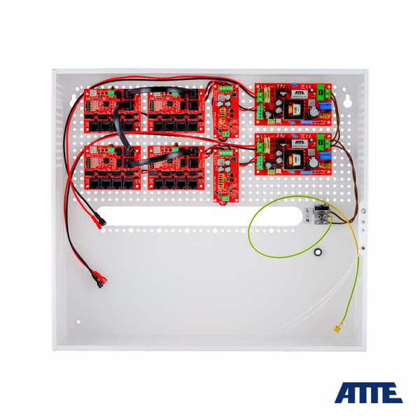 Buffer kit til 17 IP switch PoE kameraer 17P+1UP ATTE IPUPS-17-11-H