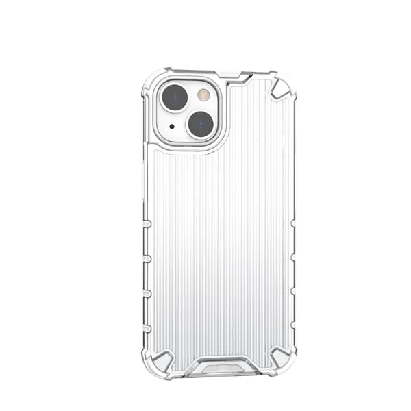 Ombre Protect Case til iPhone 14, lyserød og blå pansret cover