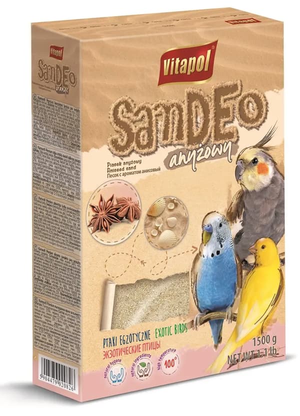 VITAPOL Anis sand til fugle 1,5 kg