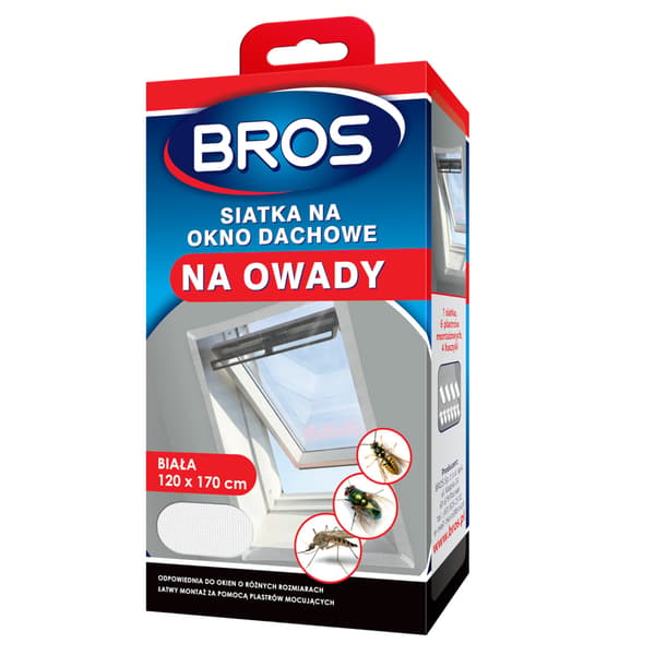 Takfönsternät Bros 120x170 vit