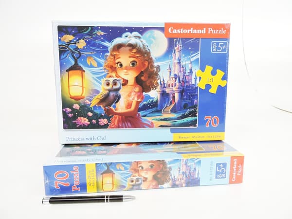 Puslespil 70 Prinsesse med Ugle CASTOR