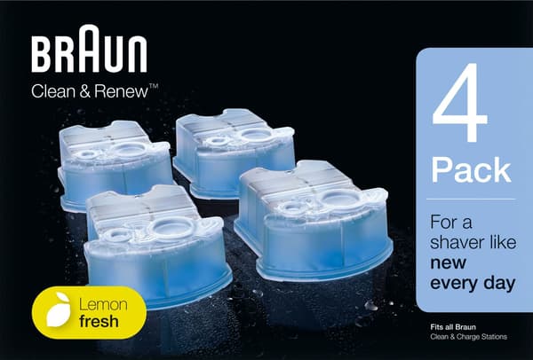 Braun | Refiller 4-pak | Clean and Renew CCR4 3+1