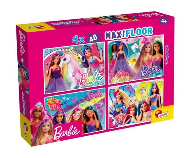 Dubbelsidigt pussel Maxi 4x48 Barbie