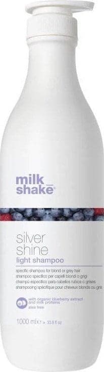 Milk Shake, Silver Shine Light, Sulfatfri, Hårshampoo, Til neutralisering af gule toner, 1000 ml