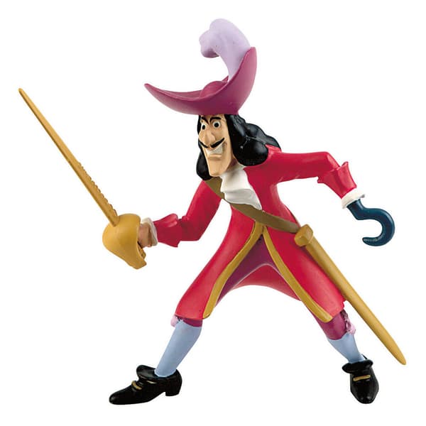 Disney Peter Pan Kapteeni Koukku -figuuri 10cm