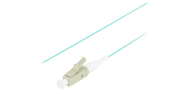 Pigtail MM LC/UPC OM3 Easy Strip 50/125 2M aqua