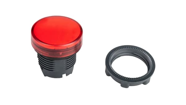 Signallamphuvud 22mm röd ZB5AV043