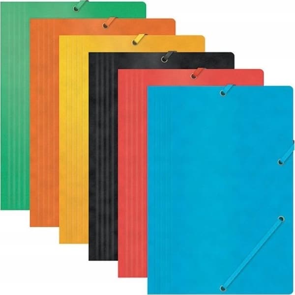 Mappe med viskelæder OFFICE PRODUCTS kringle A4 mix pris for 1 stk
