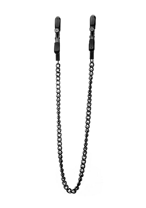 Justerbara Nipple Clamps - Svart