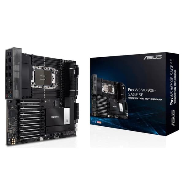 ASUS Bundkort Pro WS W790E-SAGE SE - E-ATX - Socket Intel 4677 - Intel W790