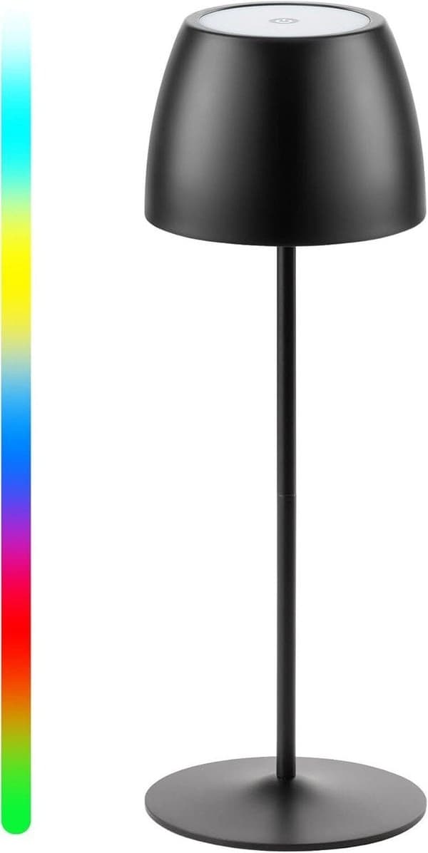 Tomons LED-yö-/pöytävalaisin, himmennettävä, langaton kosketusohjaus