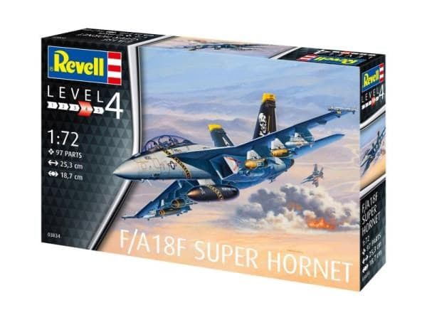 Model sæt 1:72 f/A18f Super Hornet
