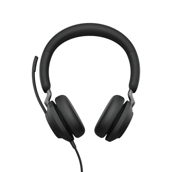 Jabra Evolve2 40 SE MS Stereo - Headset - on-ear - med ledning - USB-C, USB-A - støjisolerende - Certificeret til Microsoft Teams