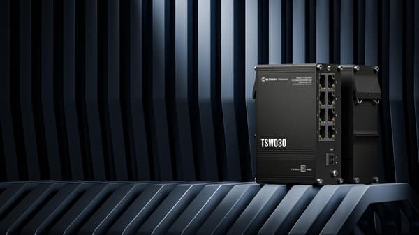 Switch TSW030 8xRJ45 10/100Mbps DIN-portar