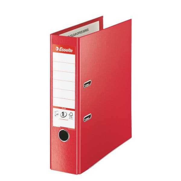 Esselte No.1 Vivida Plus pärm A4 80mm röd (10K190B)