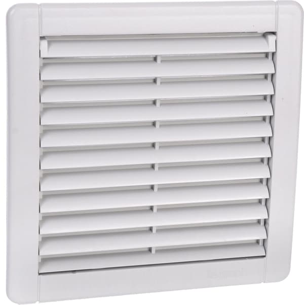 Ventilationsrist 150x150mm IP44 grå 034834