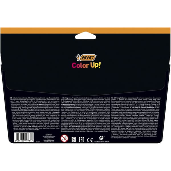 Color UP 24 farver BIC tuschpenne