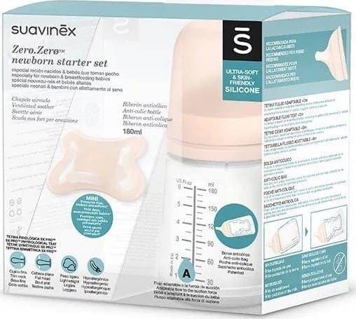 307775-STARTPAKET/FLASKA 180ML ADAPTIVT FLÖDE + NAPP -2-2M/ ZERO ZERO