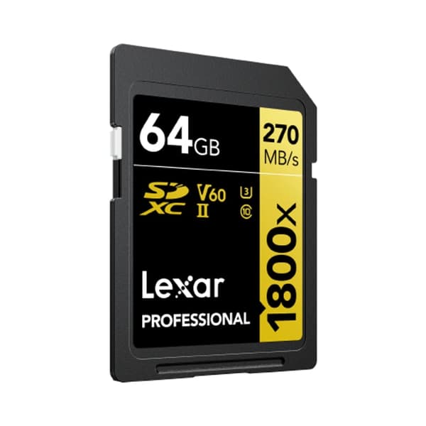 Lexar SDXC 64GB Professional 1800x UHS