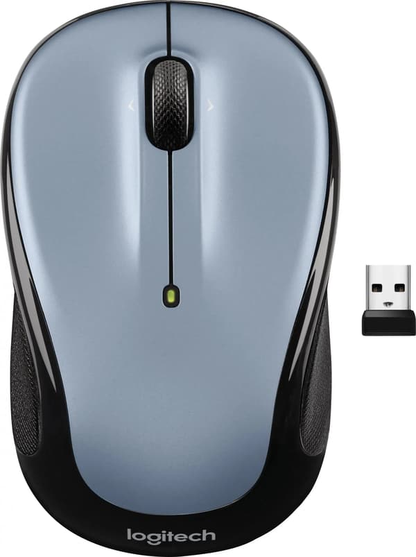 Logitech M325s - mus - 2,4 GHz - grå