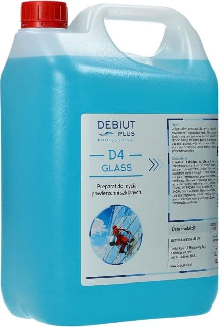 Debut Plus Professional Debut Plus Professional D4 Glas - Forberedelse til vask af glasoverflader - 5 l
