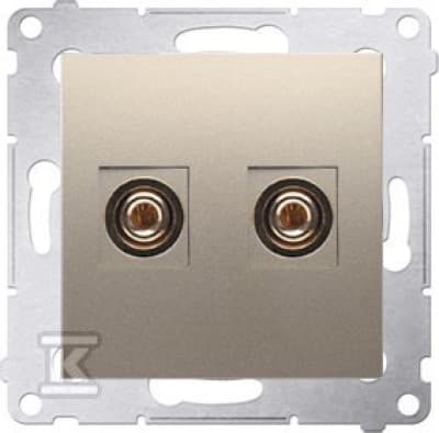 Simon 54 Premium Højttalerstik Enkeltstik DGL2.01/44