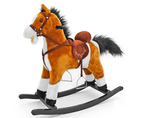 Häst Mustang ljusbrun