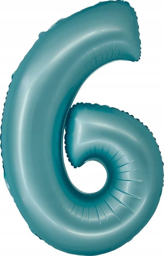 Folieballon Smart, Tal 6, matblå, 76 cm GoDan